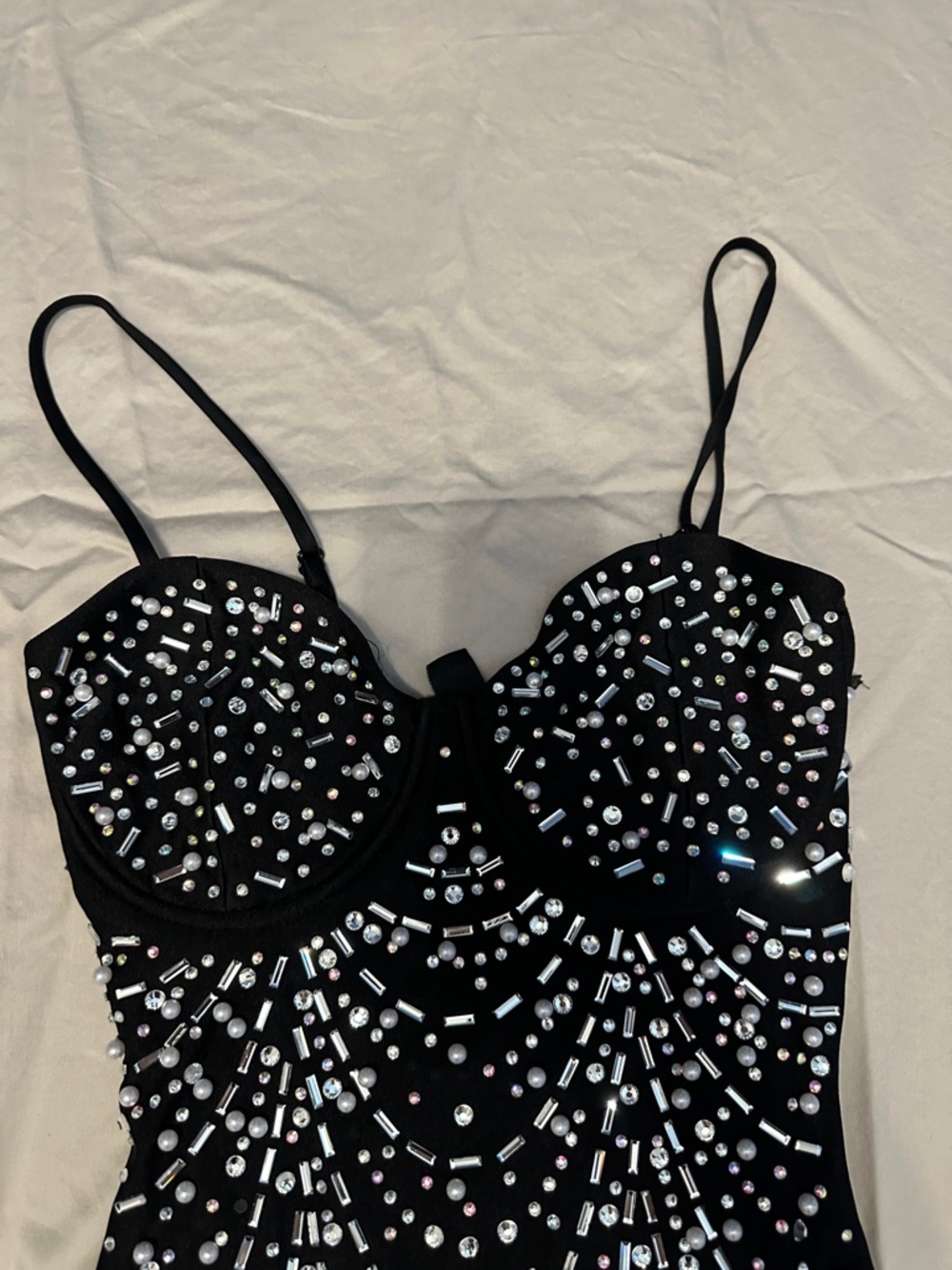 Windsor Beaded Mini Party Dress (Size Small) - Picture 2 of 6